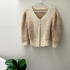 Vintage Angora Cardigan